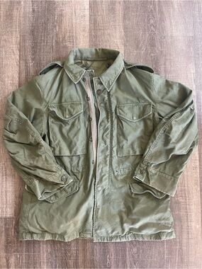 Vtg M1951 Field Jacket. Size Small/Short *flaws*